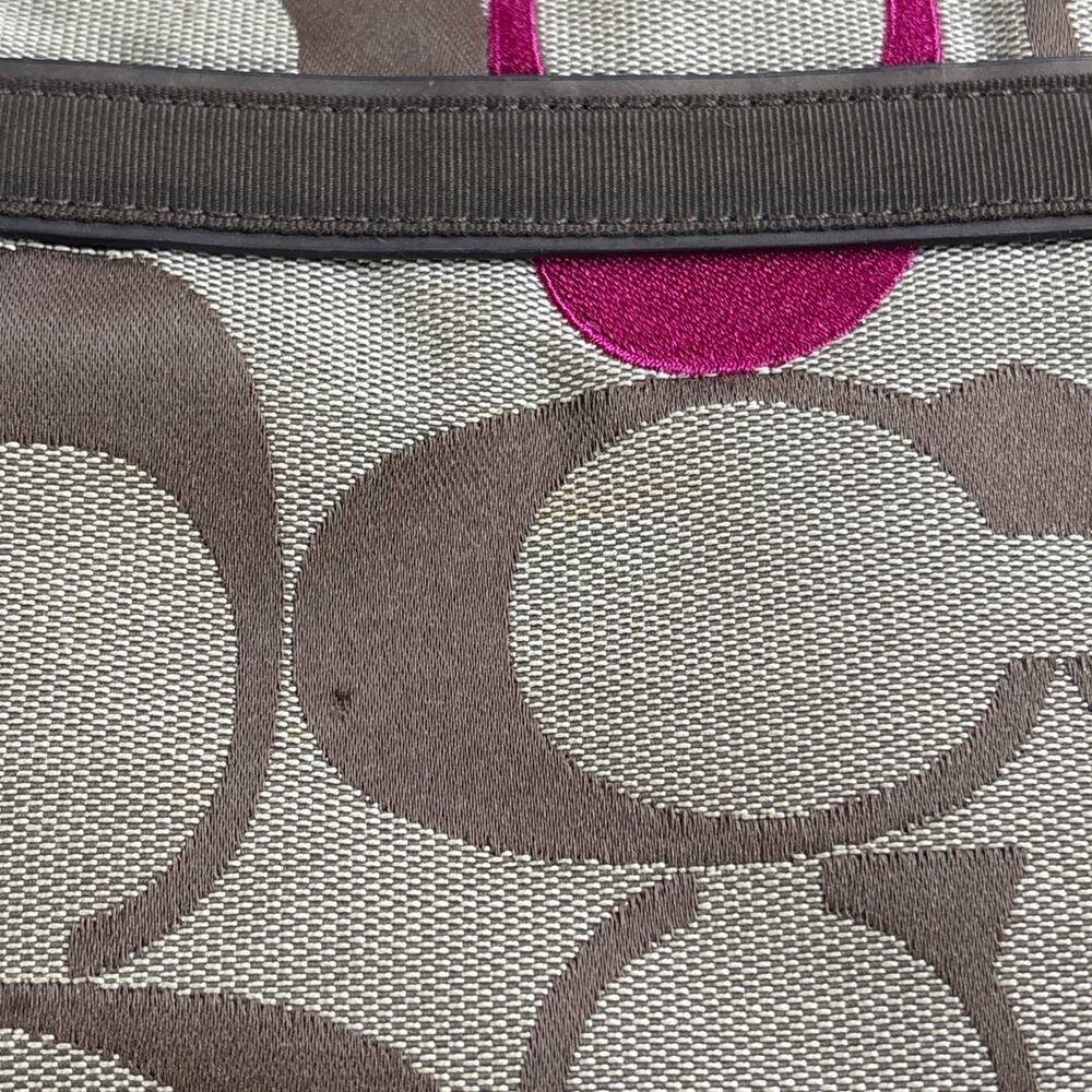 Coach Bag Poppy Embroidered Glam Tote Shoulder Purse H1282-21188 - Picture 13 of 16